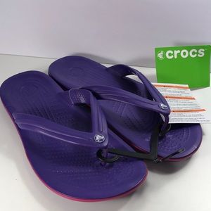 Crocs flip flops